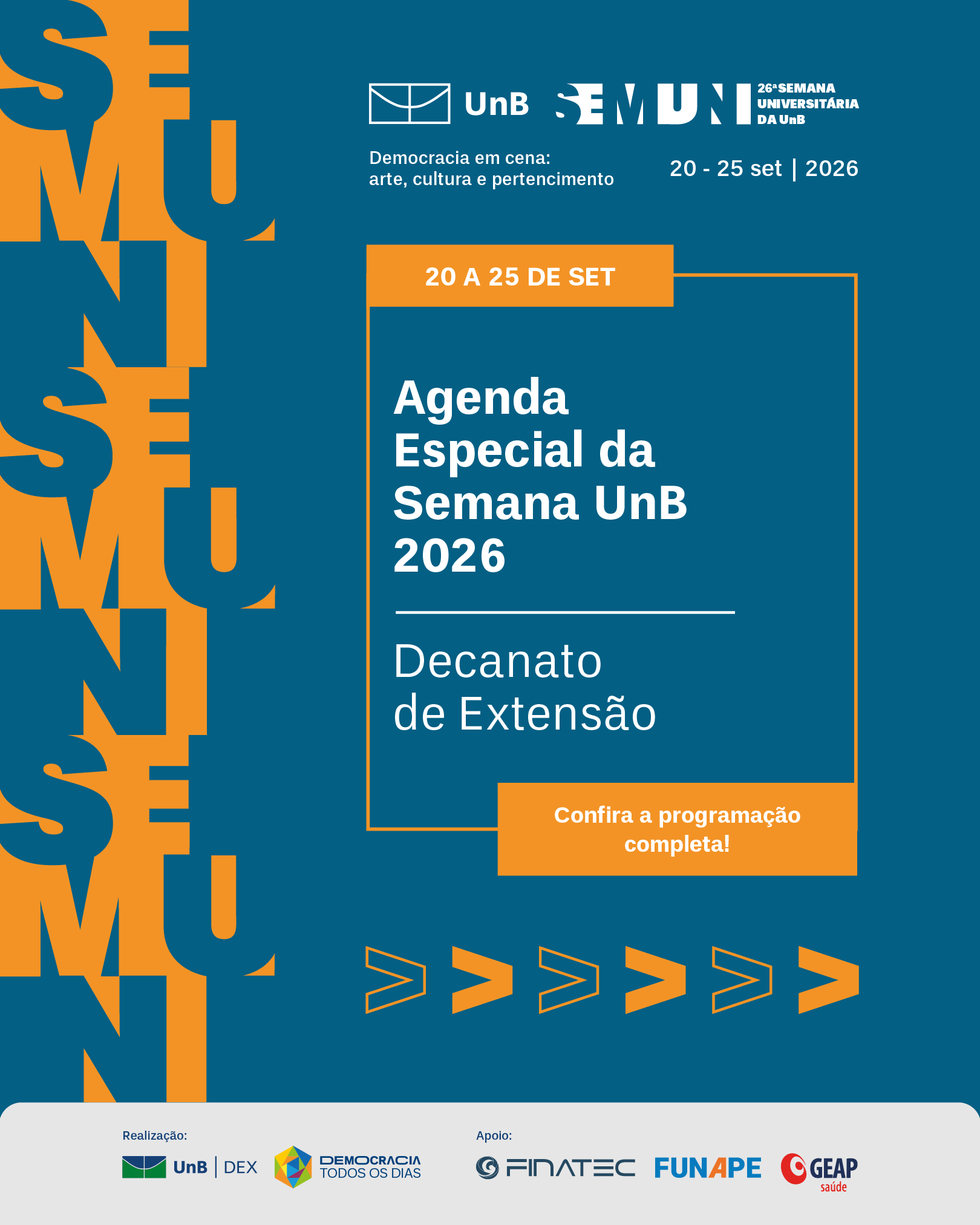 Agenda Especial SEMUNI 2026 - Capa