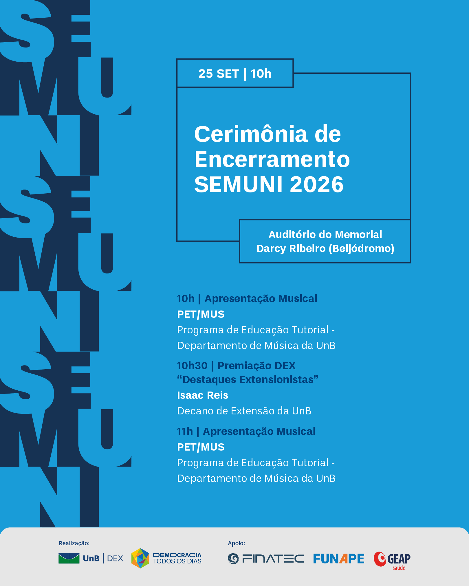 Cerimônia de Encerramento SEMUNI 2026